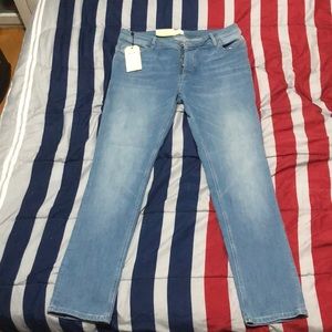 Selected Homme 36x32 Skinny Light Blue Denim Jeans